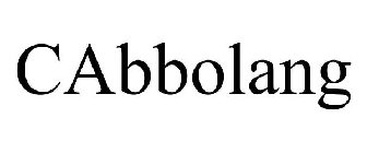 CABBOLANG
