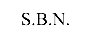 S.B.N.