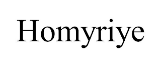 HOMYRIYE