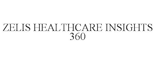 ZELIS HEALTHCARE INSIGHTS 360