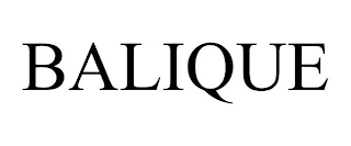 BALIQUE