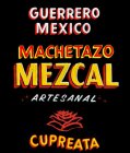 GUERRERO MEXICO MACHETAZO MEZCAL ARTESANAL CUPREATA