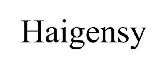 HAIGENSY