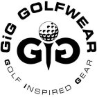 GIG GOLFWEAR GIG GOLF INSPIRED GEAR