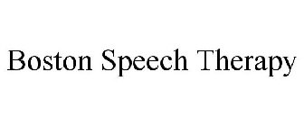 BOSTON SPEECH THERAPY