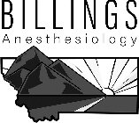 BILLINGS ANESTHESIOLOGY