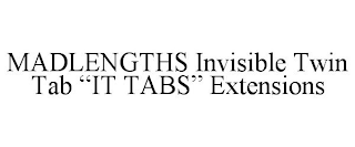 MADLENGTHS INVISIBLE TWIN TAB 