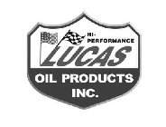 HI-PERFORMANCE LUCAS OIL PRODUCTS INC.