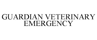 GUARDIAN VETERINARY EMERGENCY