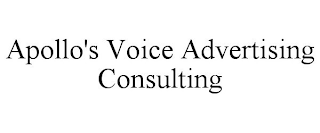 APOLLO'S VOICE ADVERTISING CONSULTING