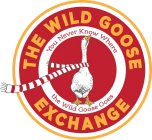 THE WILD GOOSE EXCHANGE YOU NEVER KNOW WHERE THE WILD GOOSE GOES