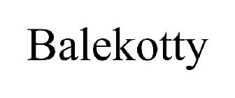 BALEKOTTY