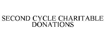 SECOND CYCLE CHARITABLE DONATIONS