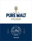 BEER PURE MALT PILSEN WATER MALT HOP PURE MALT BEER