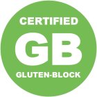 CERTIFIED GB GLUTEN-BLOCK