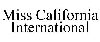 MISS CALIFORNIA INTERNATIONAL