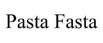 PASTA FASTA