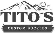 TITO'S CUSTOM BUCKLES