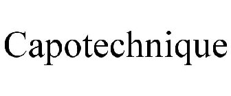 CAPOTECHNIQUE