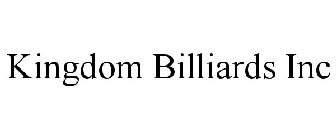 KINGDOM BILLIARDS INC