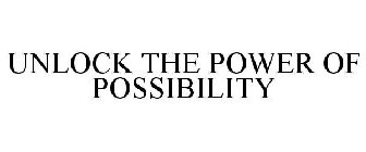 UNLOCK THE POWER OF POSSIBILITY