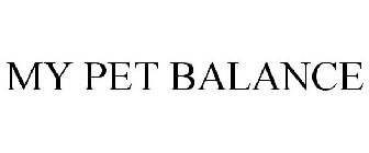 MY PET BALANCE