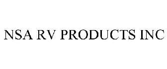 NSA RV PRODUCTS INC