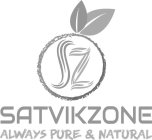 SZ SATVIKZONE ALWAYS PURE & NATURAL