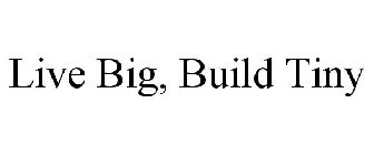 LIVE BIG, BUILD TINY