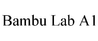 BAMBU LAB A1