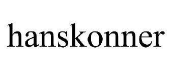 HANSKONNER