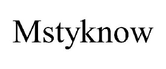 MSTYKNOW