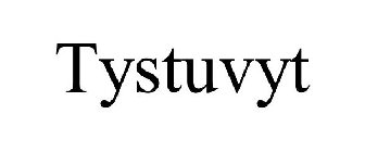 TYSTUVYT