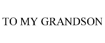 TO MY GRANDSON