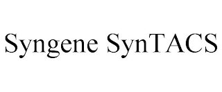 SYNGENE SYNTACS