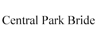 CENTRAL PARK BRIDE