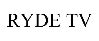 RYDE TV