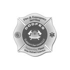 FIRE & EMERGENCY SERVICES DODFES SUPPORT SERVICES LLC SUPPORTING THOSE WHO DEFEND AMERICA