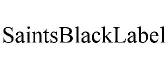 SAINTS BLACK LABEL