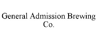 GENERAL ADMISSION BREWING CO.