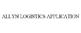 ALLYN LOGISTICS APPLICATION