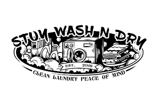 STUY WASH N DRY CLEAN LAUNDRY PEACE OF MIND EST. 2019