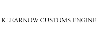 KLEARNOW CUSTOMS ENGINE