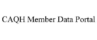 CAQH MEMBER DATA PORTAL