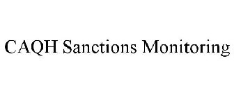 CAQH SANCTIONS MONITORING