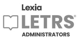 LEXIA LETRS ADMINISTRATORS