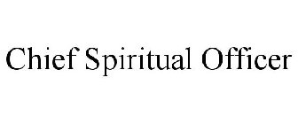 CHIEF SPIRITUAL OFFICER