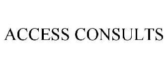 ACCESS CONSULTS