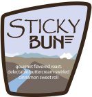 STICKY BUN GOURMET FLAVORED ROAST: DELECTABLE BUTTERCREAM-SWIRLED CINNAMON SWEET ROLL