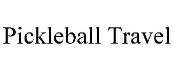 PICKLEBALL TRAVEL